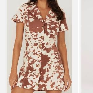 Show Me Your Mumu Colombia Collared Dress in Holy Cow